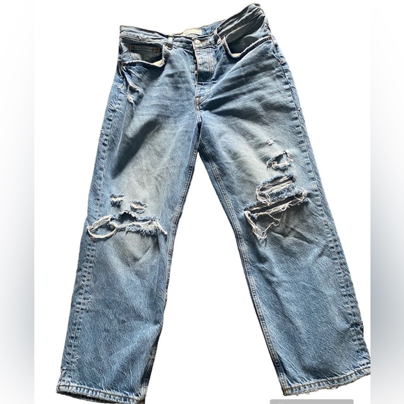 Zara straight jeans size US 12 - Picture 1 of 4